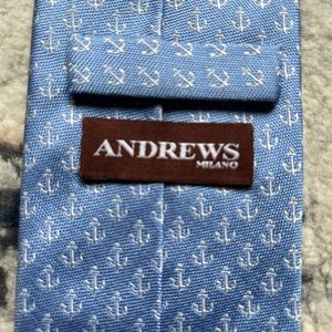 Andrew’s of Milano anchor pattern tie